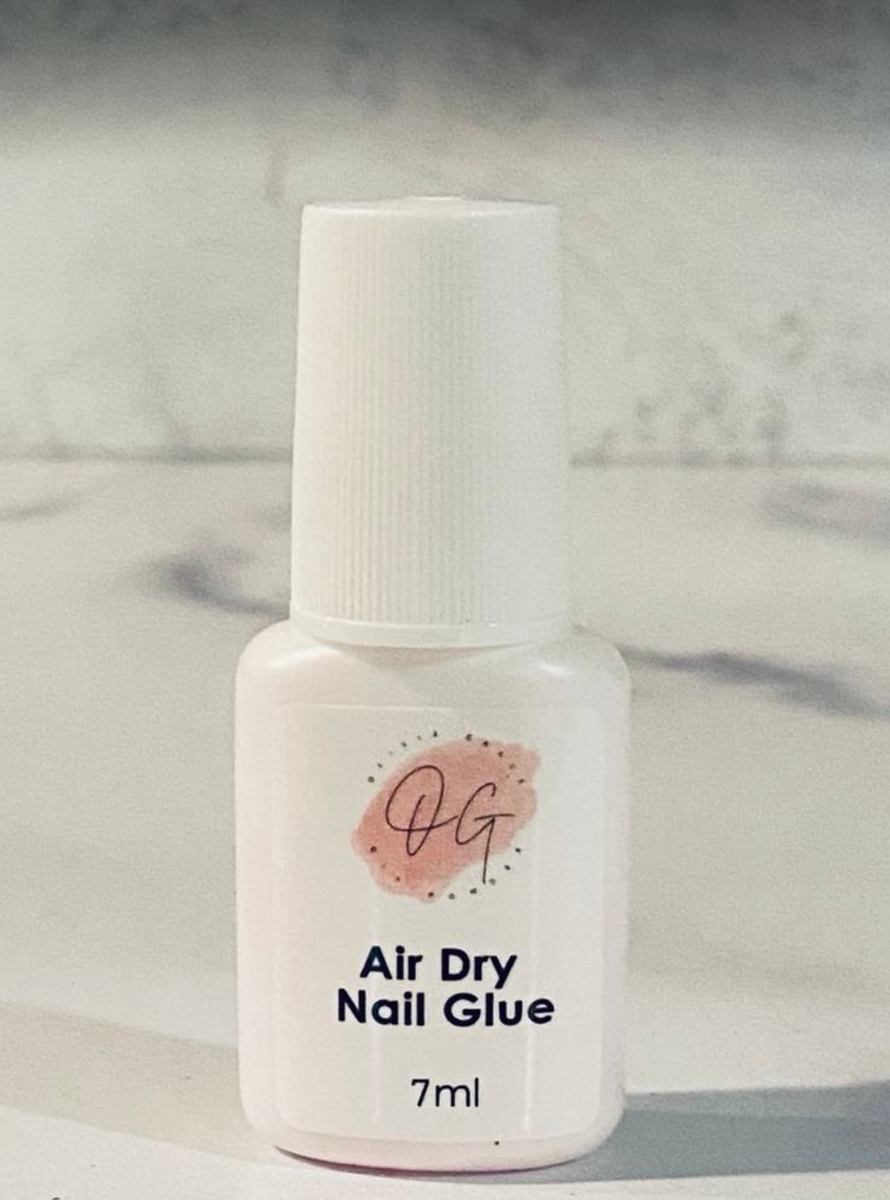 Hema Free Brush on AIR DRY Nail Glue OG Dip Powder