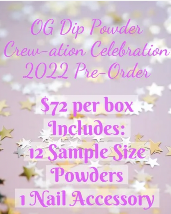 Crew-ation Celebration 2022 Box and Individual Colors