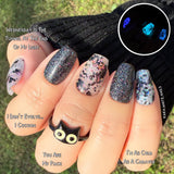 Wednesday is The Tunnel At The End Of My Light Nail Dip Powder