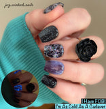 I'm As Cold As A Cadaver Nail Dip Powder