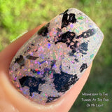 Wednesday is The Tunnel At The End Of My Light Nail Dip Powder