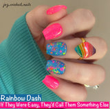 Rainbow Dash Nail Dip Powder