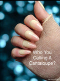 Who Are You Calling A Cantaloupe and You Melon Head Nail Dip Powder