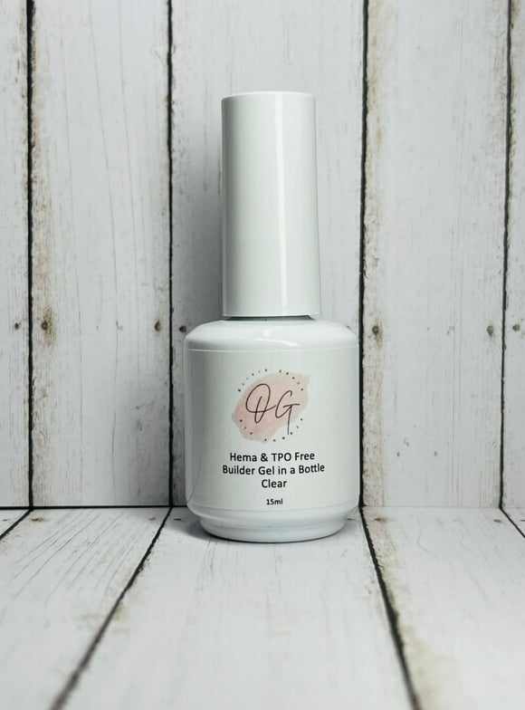 Clear Hema Free Builder Gel In The Bottle