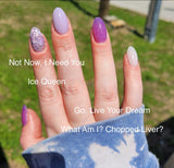 Go Live Your Dream, Best Day Ever!, and You Broke My Smolder Nail Dip Powder