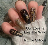 I can't see it, but I can feel it, Our love is like the wind and Love is always patient and kind