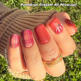 Pumpkins Scream At Midnight Nail Dip Powder