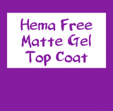 Hema Free Matte Gel Top Coat