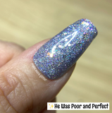 He Was Poor and Perfect and With Eyes Like The Sea After A Storm Nail Dip Powder