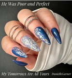 He Was Poor and Perfect and With Eyes Like The Sea After A Storm Nail Dip Powder