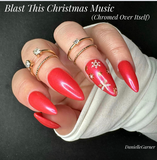Blast This Christmas Music, It’s Joyful And Triumphant, and Stink, Stank, Stunk Nail Dip Powder