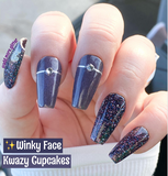Winky Face and Kwazy Cupcakes Nail Dip Powder