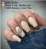 Just Ducky and Suck It Up Buttercup Nail Dip Powder
