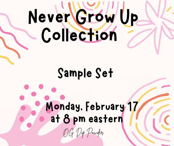 The Never Grow Up Inspired Collection Sample Set