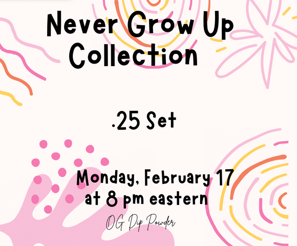 The Never Grow Up Inspired Collection .25 Set