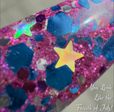 You Look Like The Fourth Of July! and Makes Me Want A Hot Dog Real Bad Nail Dip Powder