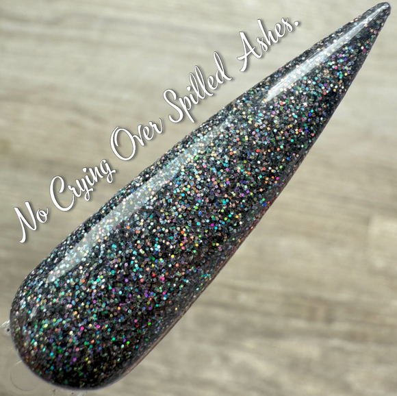 No Crying Over Spilled Ashes Nail Dip Powder