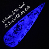 Wednesday is The Tunnel At The End Of My Light Nail Dip Powder