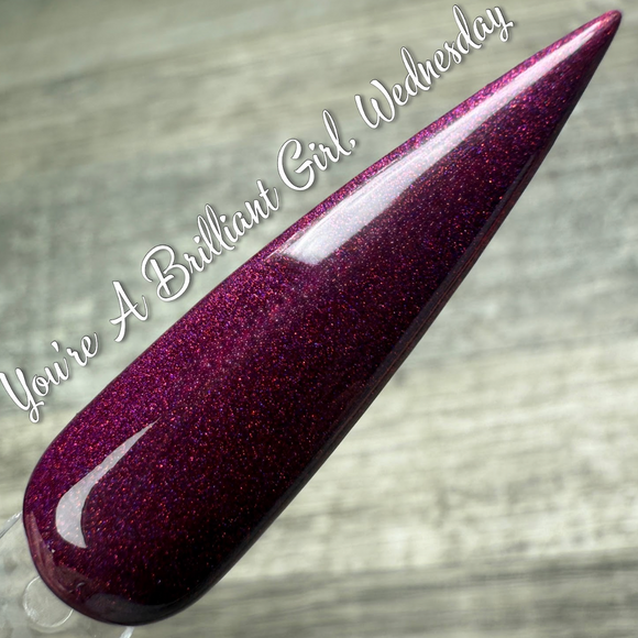 You’re A Brilliant Girl, Wednesday Nail Dip Powder