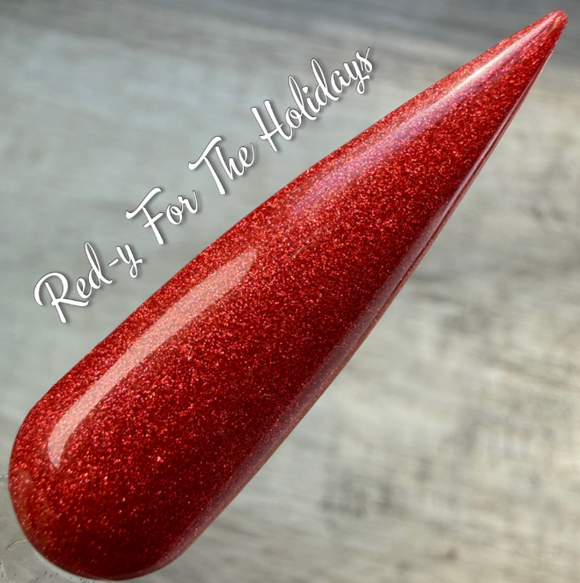 Red-y For The Holidays Nail Dip Powder