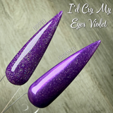 I'd Cry My Eyes Violet Nail Dip Powder