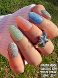 Electric Sky Nail Dip Powder