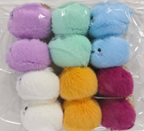 Plush Squishy Dumpling Keychain & Bag Charm – 3.5 inches