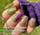 Ask A Foolish Question and Get A Foolish Answer Nail Dip Powder