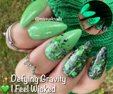 Defying Gravity and I Feel Wicked Nail Dip Powder