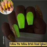 Off To See The Wizard and Follow The Yellow Brick Road Nail Dip Powder