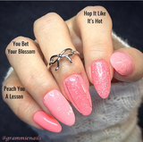 You Bet Your Blossom and Peach You A Lesson Nail Dip Powder