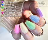 Rain Check and Robin Egg Nail Dip Powder