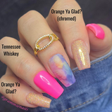 Orange Ya Glad? Chrome Dip Powder