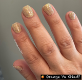 Orange Ya Glad? Chrome Dip Powder