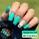 Mint To Be Noticed Chrome Dip Powder