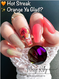 Orange Ya Glad? Chrome Dip Powder