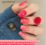 I Can Feel Your Eyes Burning A Hole In My Head and You're Lucky I'm Not Staring At Your Balls Nail Dip Powder