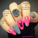 No Crying Over Spilled Ashes Nail Dip Powder