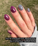 You’re A Brilliant Girl, Wednesday Nail Dip Powder
