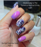 Wednesday is The Tunnel At The End Of My Light Nail Dip Powder