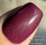 You’re A Brilliant Girl, Wednesday Nail Dip Powder