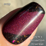 You’re A Brilliant Girl, Wednesday Nail Dip Powder