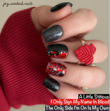 I Only Sign My Name In Blood Nail Dip Powder