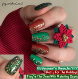 They're The Ones With Matching Scars Nail Dip Powder