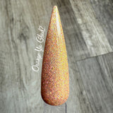 Orange Ya Glad? Chrome Dip Powder