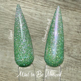 Mint To Be Noticed Chrome Dip Powder