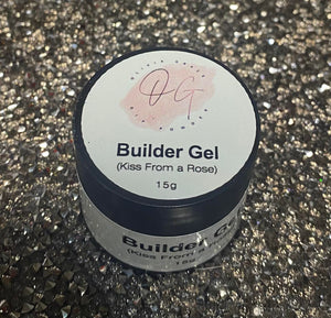 OG Dip Powder Hema Free Builder Gel in a Jar Mini- Kiss From a Rose