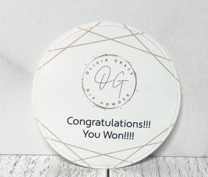 Congratulations You Won! Nail Stickers