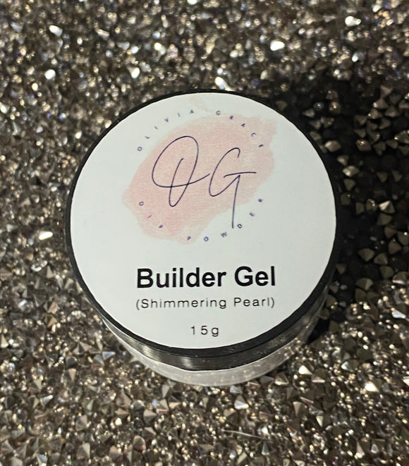 OG Dip Powder Hema Free Builder Gel in a Jar Mini- Shimmering Pearl