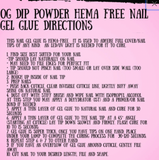 OG Dip Powder Hema Free 3 in 1 Nail Gel Glue